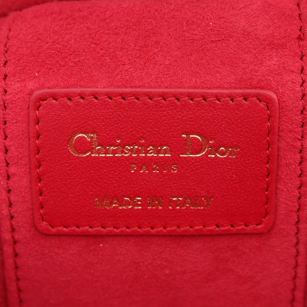 Dior Lady Dior Micro Vanity Leather Handbag