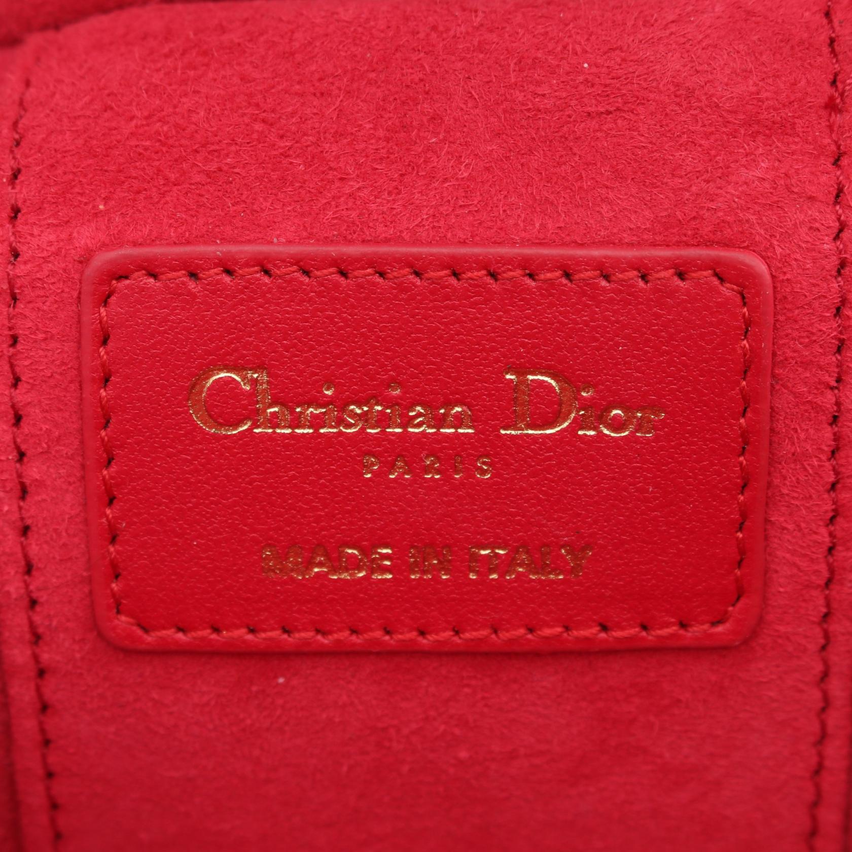 Dior Lady Dior Micro Vanity Leather Handbag
