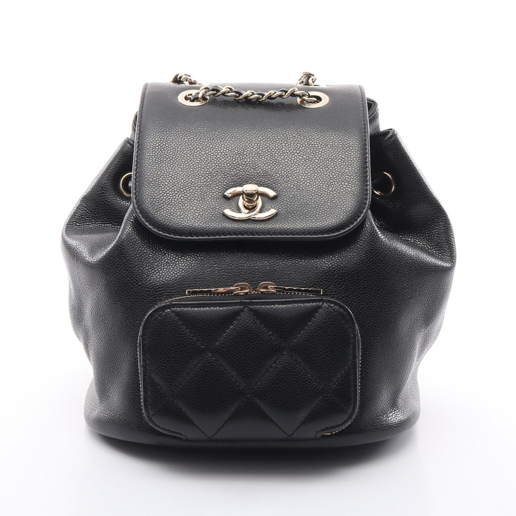 Chanel Matelassé Grained Calfskin Backpack