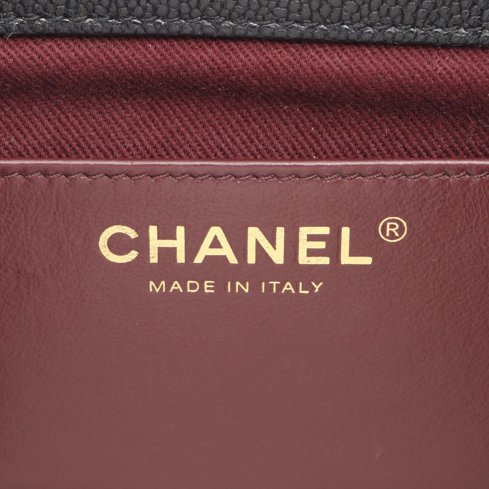 Chanel Matelassé Grained Calfskin Backpack
