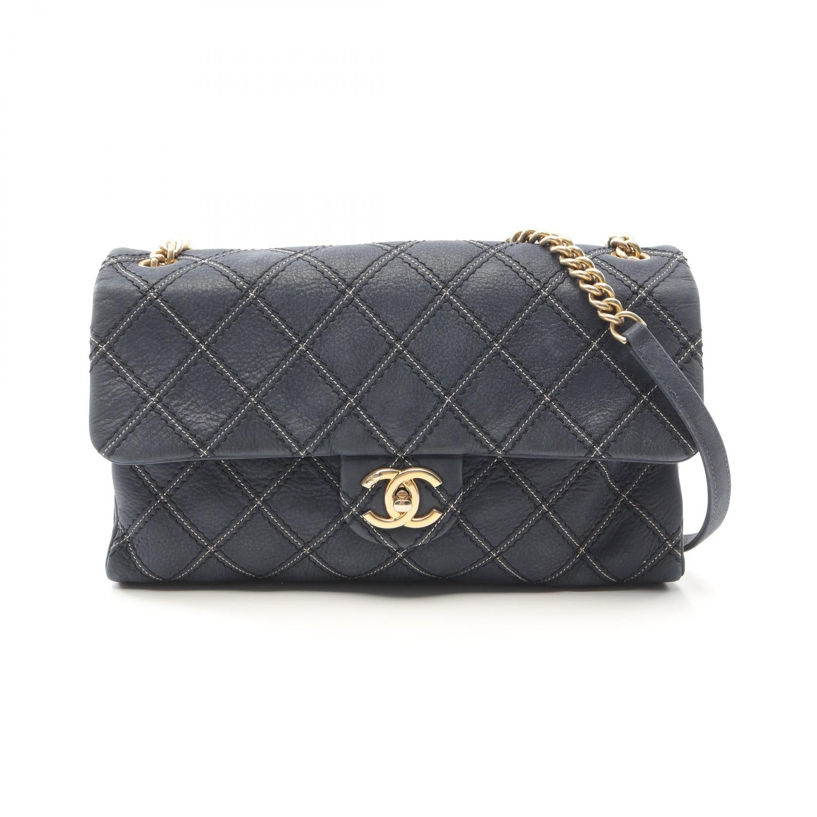 Chanel Calfskin Shoulder Bag