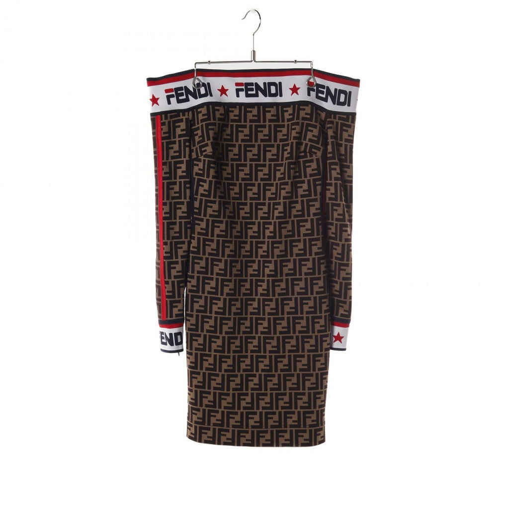 Fendi FENDI × FILA Zucca Cotton Dress