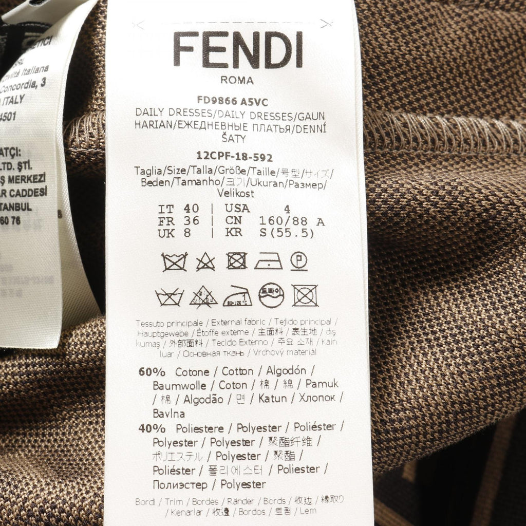 Fendi FENDI × FILA Zucca Cotton Dress