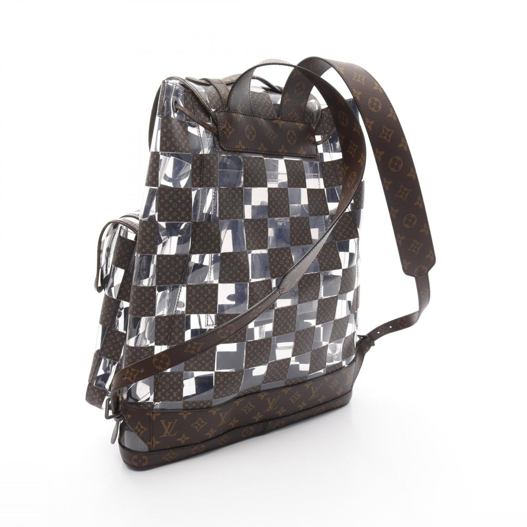 Louis Vuitton Christopher MM Monogram Chess Coated Canvas Backpack