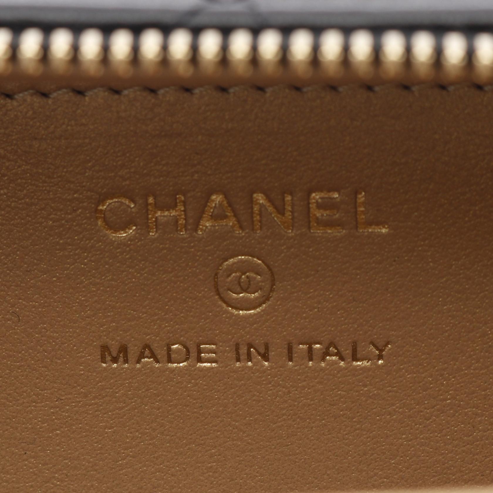 Chanel Matelasse Vanity Mini  Case Lambskin Shoulder Bag