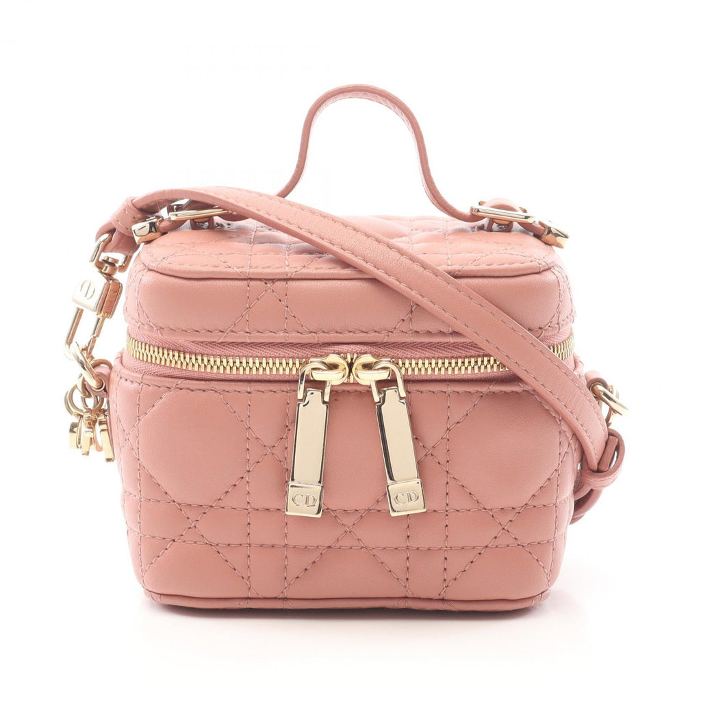 Dior Lady Dior Cannage Leather Handbag
