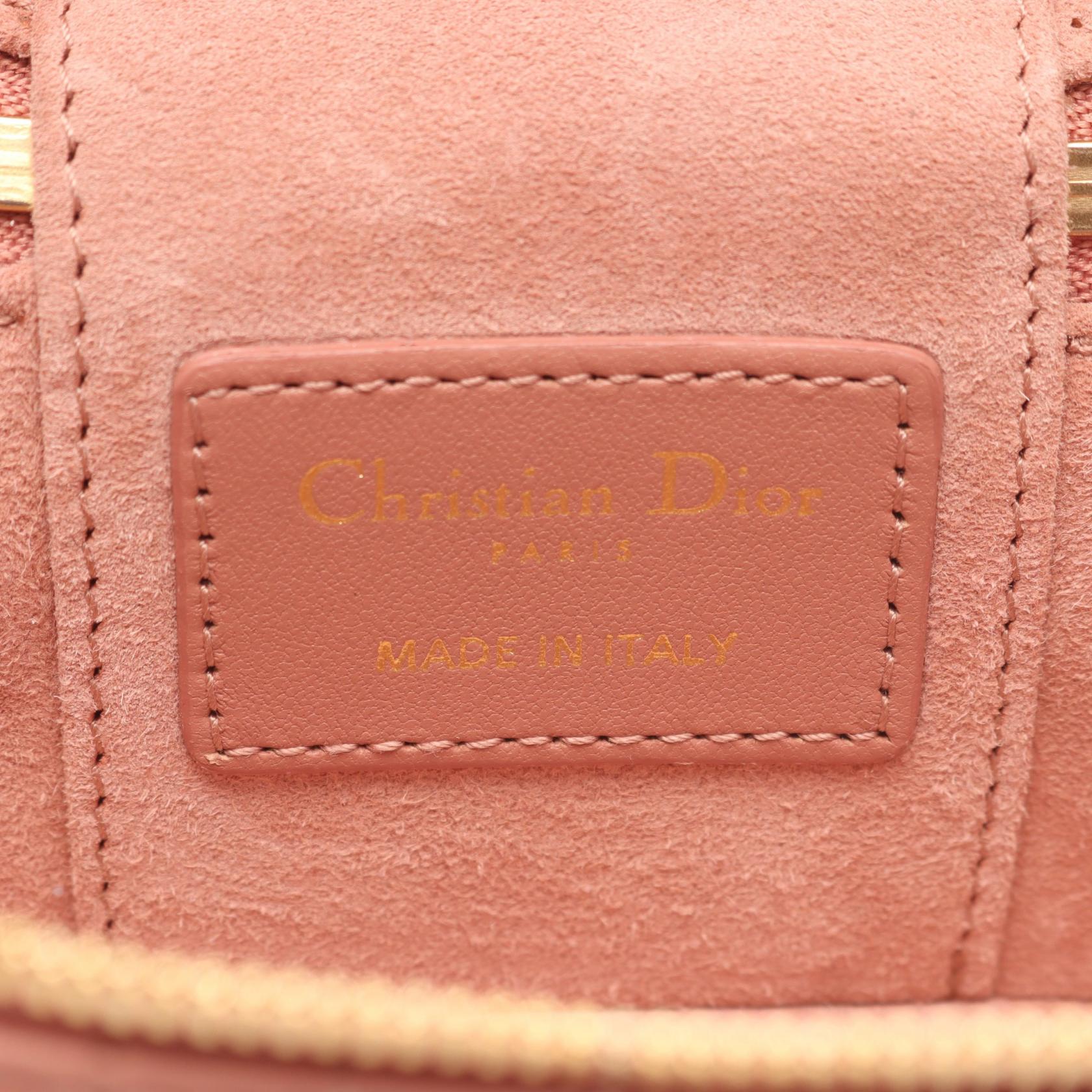 Dior Lady Dior Cannage Leather Handbag