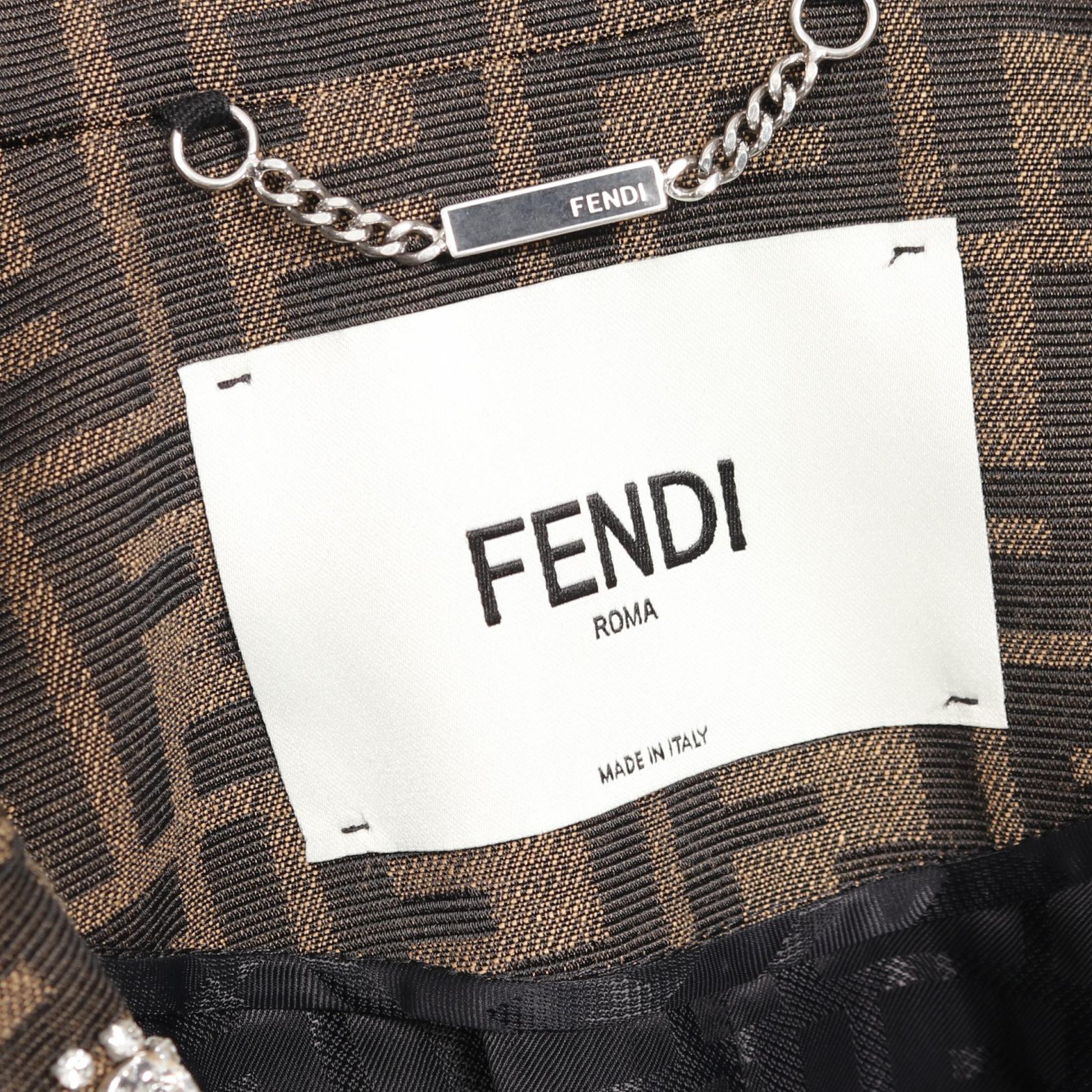 Fendi Zucca Polyester Cotton Outerwear