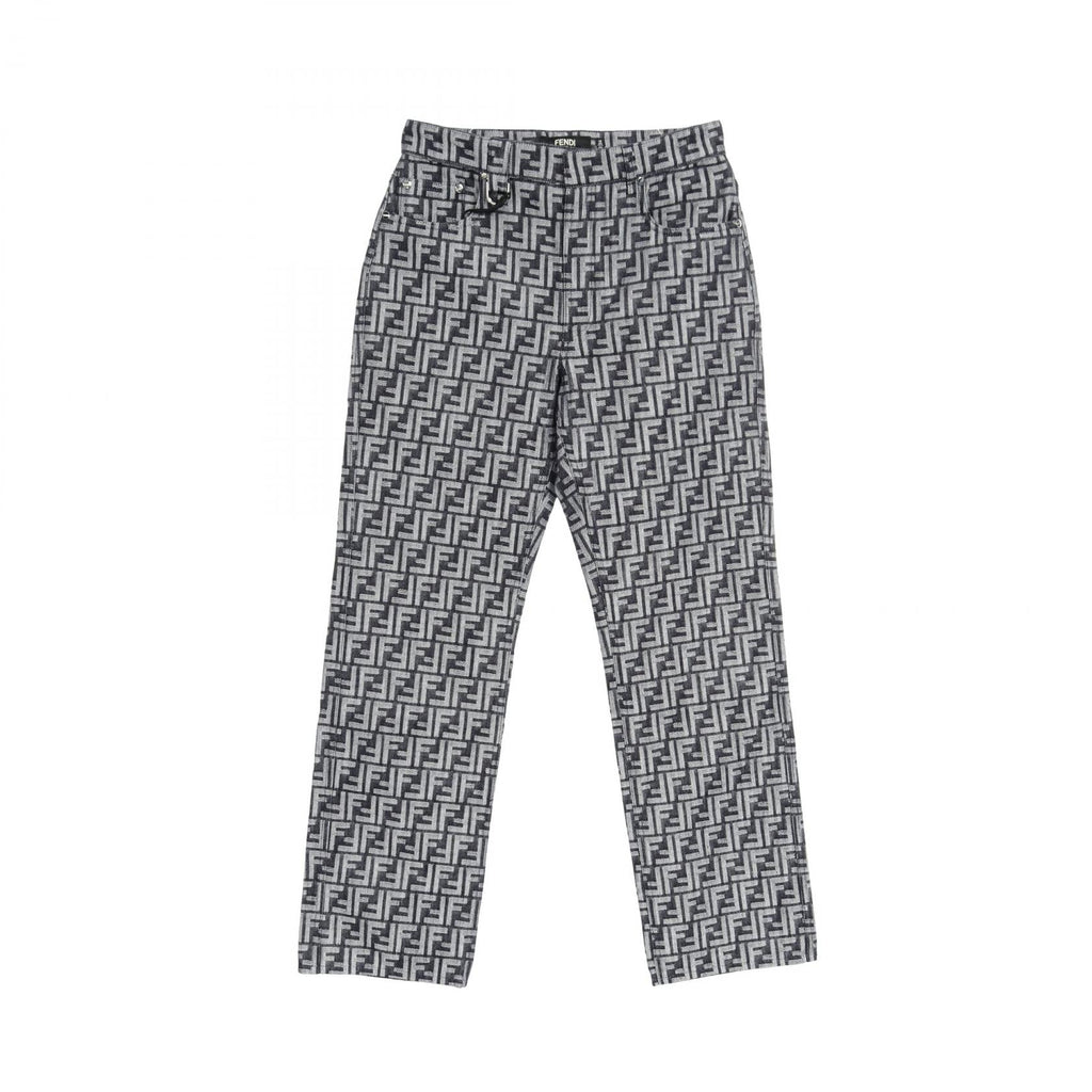 Fendi Zucca Cotton Polyester Denim Pants