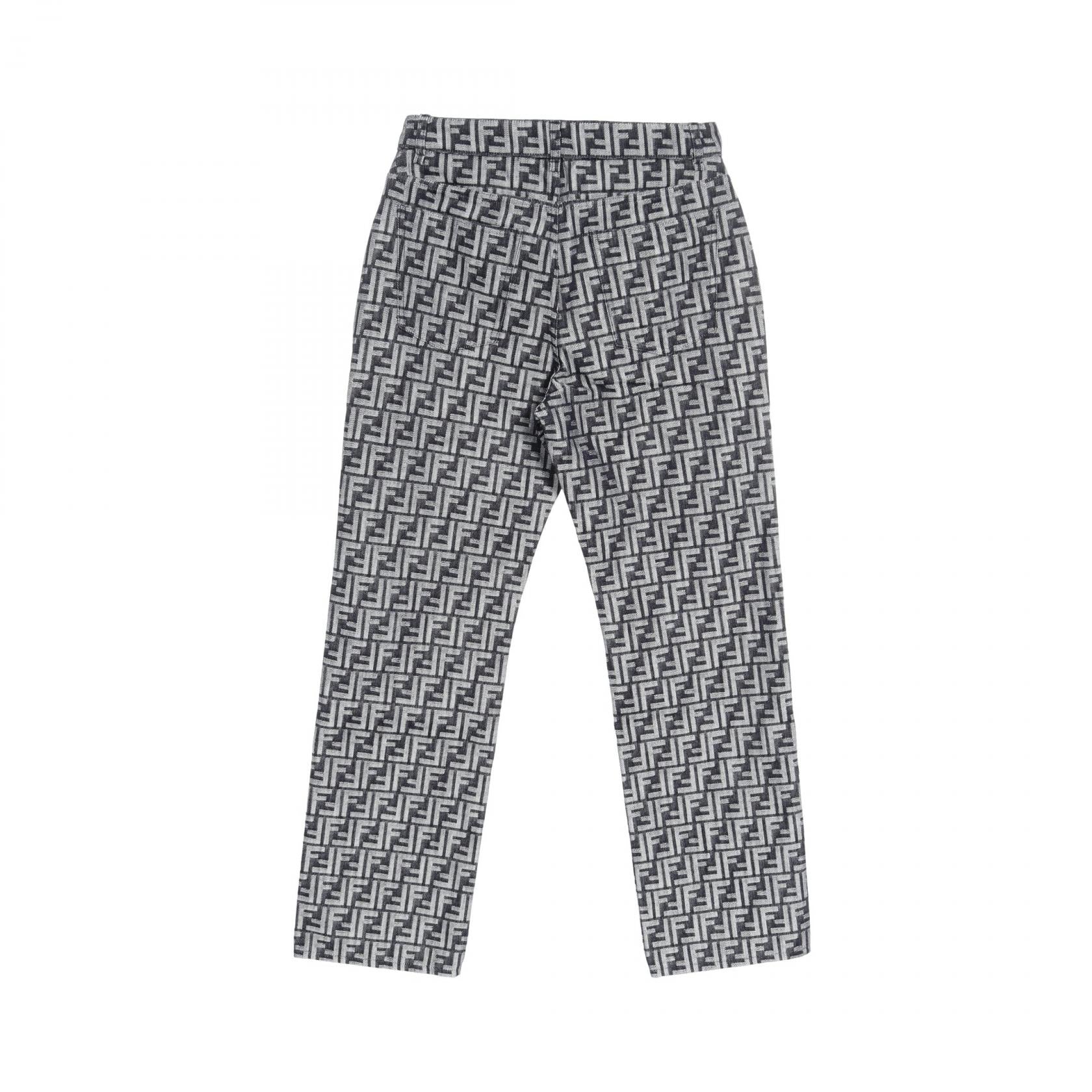 Fendi Zucca Cotton Polyester Denim Pants