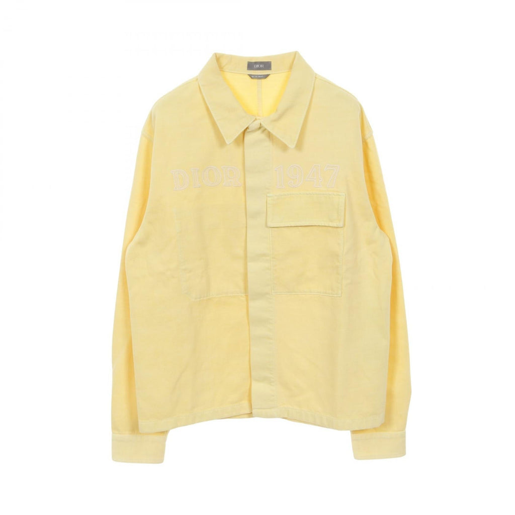 Dior Logo Embroidery Cotton Denim Jacket