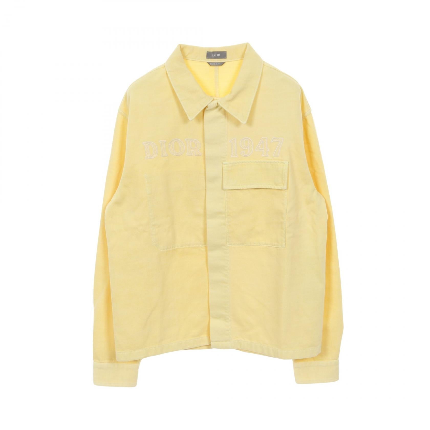 Dior Logo Embroidery Cotton Denim Jacket