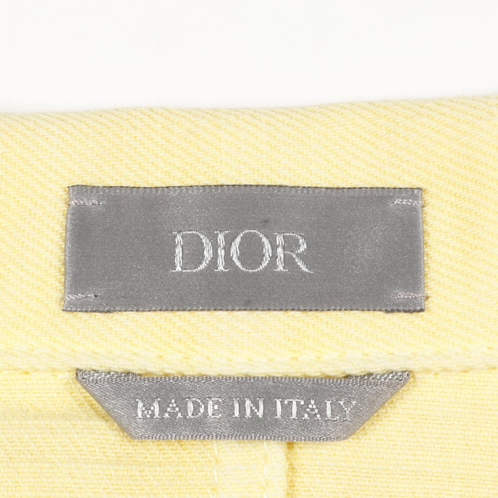 Dior Logo Embroidery Cotton Denim Jacket