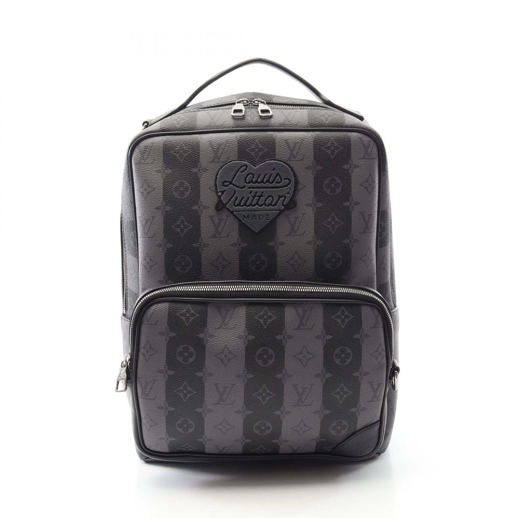 Louis Vuitton LOUIS VUITTON × NIGO PVC Coated Canvas Leather Backpack