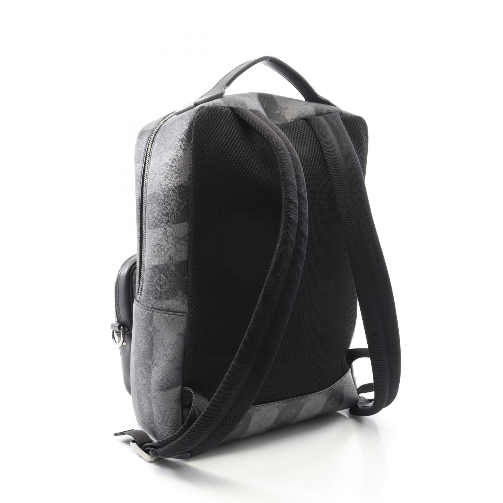 Louis Vuitton LOUIS VUITTON × NIGO PVC Coated Canvas Leather Backpack