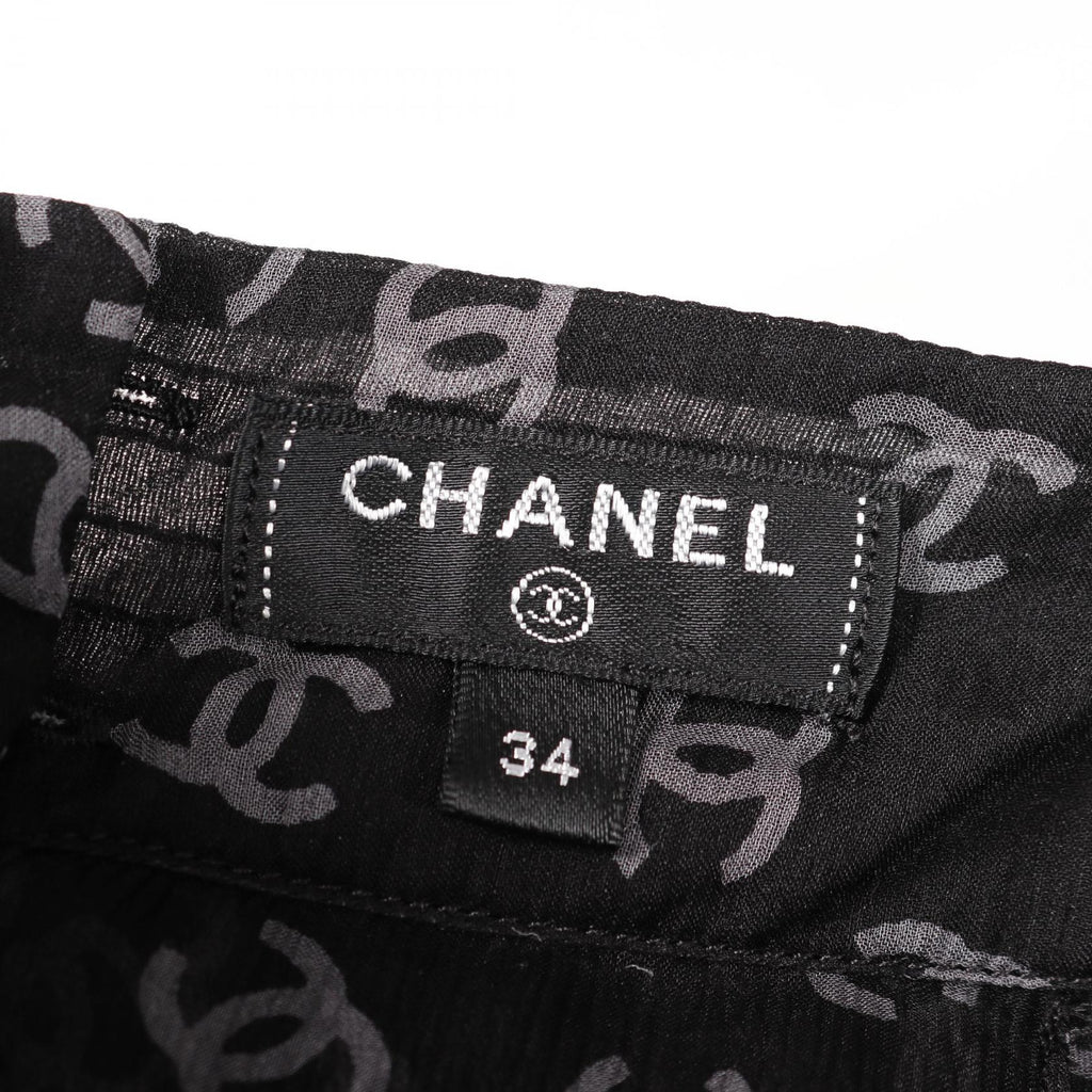 Chanel Coco Mark Silk Dress