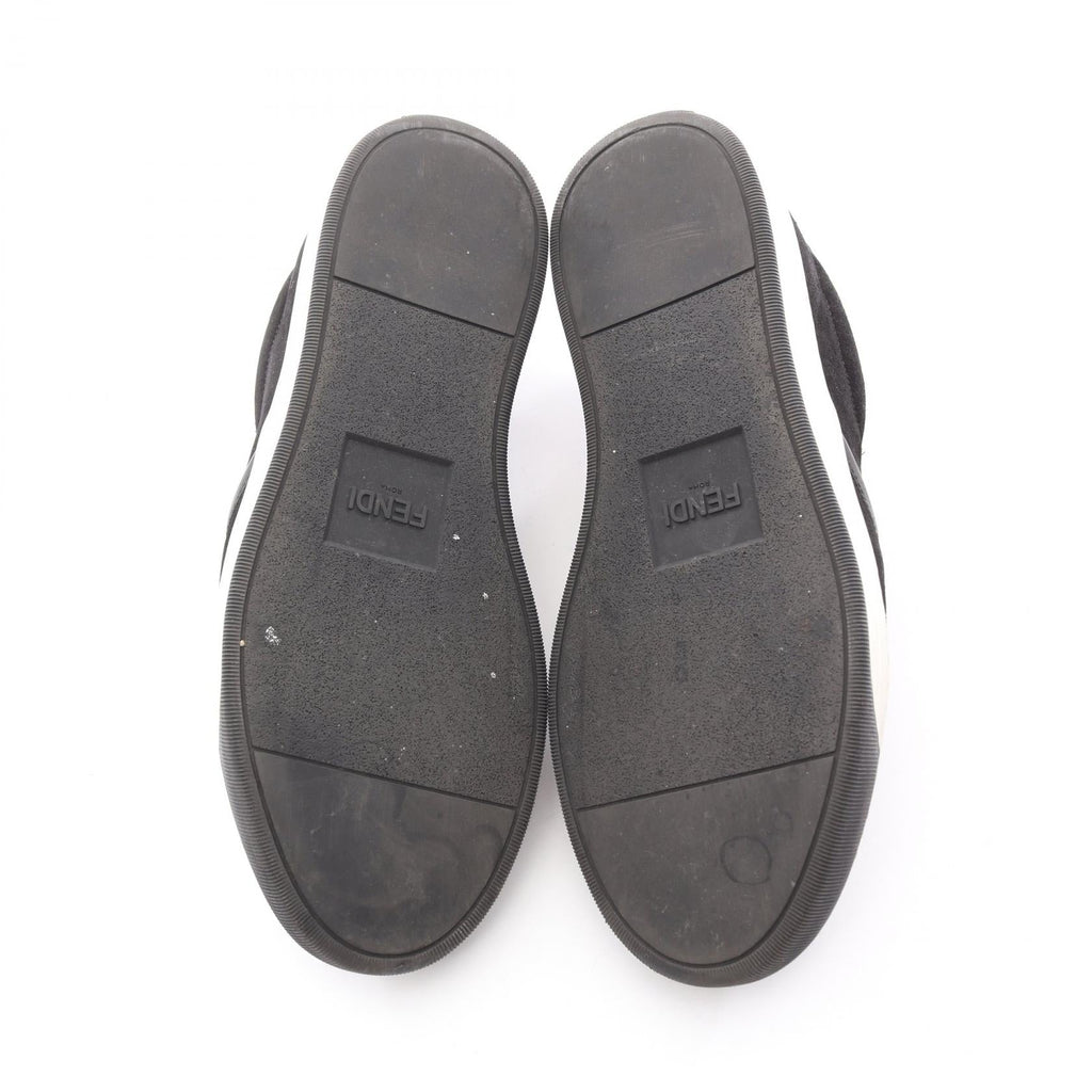 Fendi Monster Bugs Eye Suede Leather Slip-on