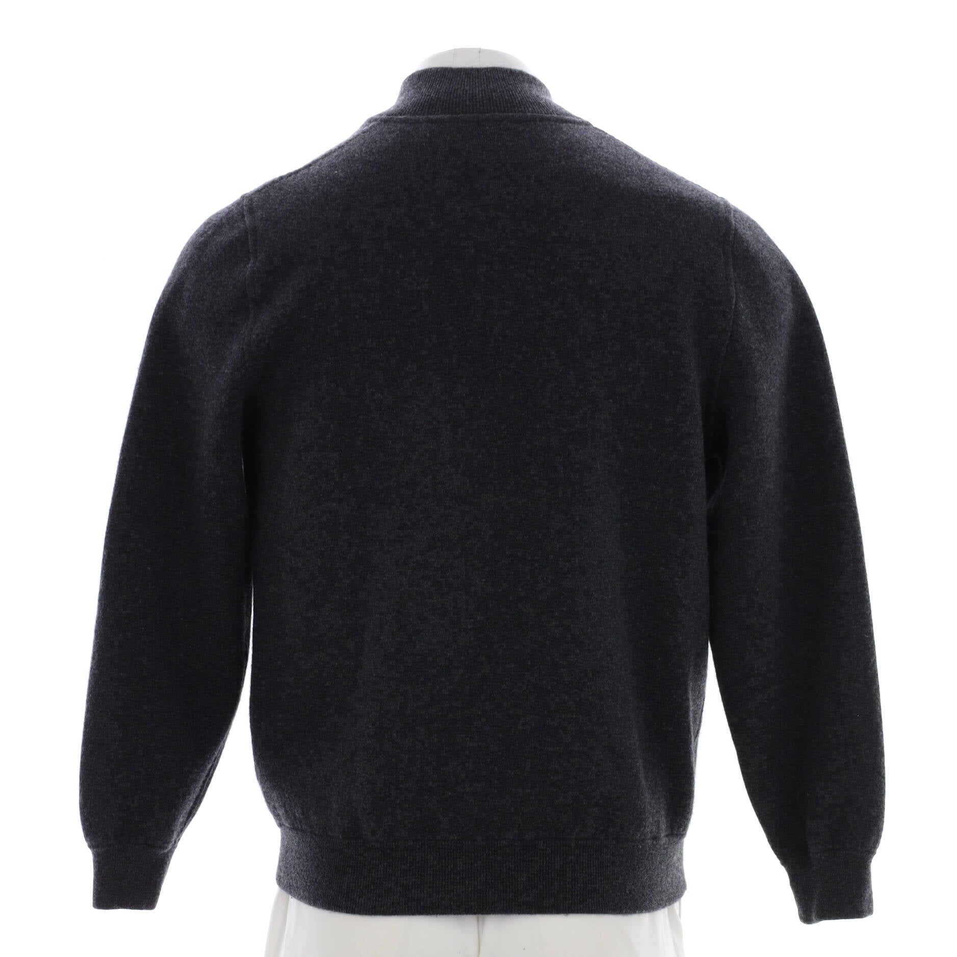 Men's Logo Patch Bomber Jacket Wool