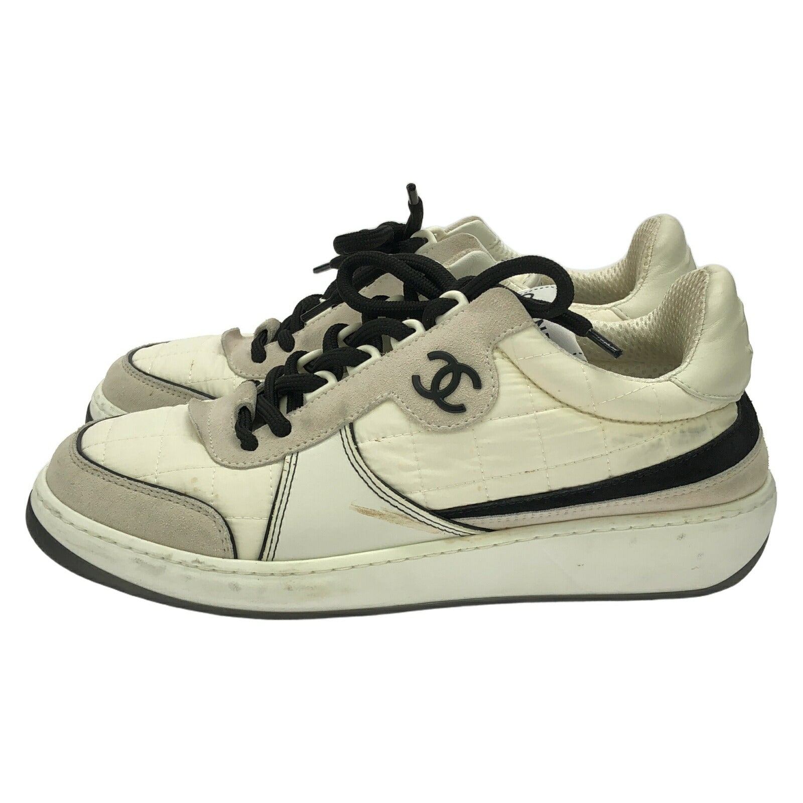 Chanel Fabric Sneakers