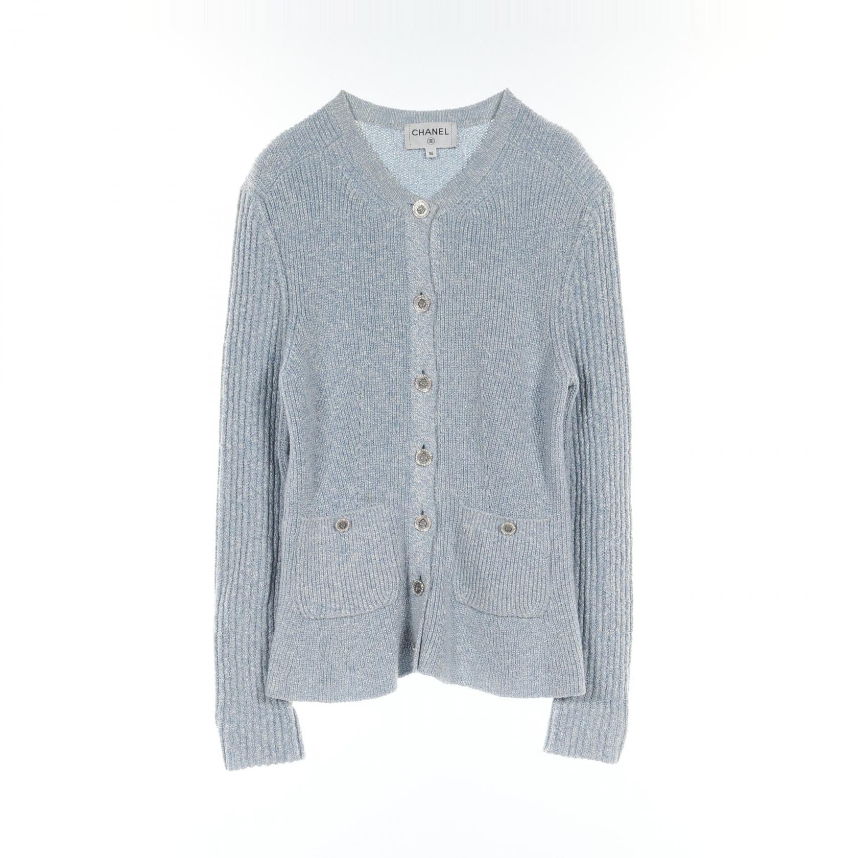 Chanel Lion Button Silk igan