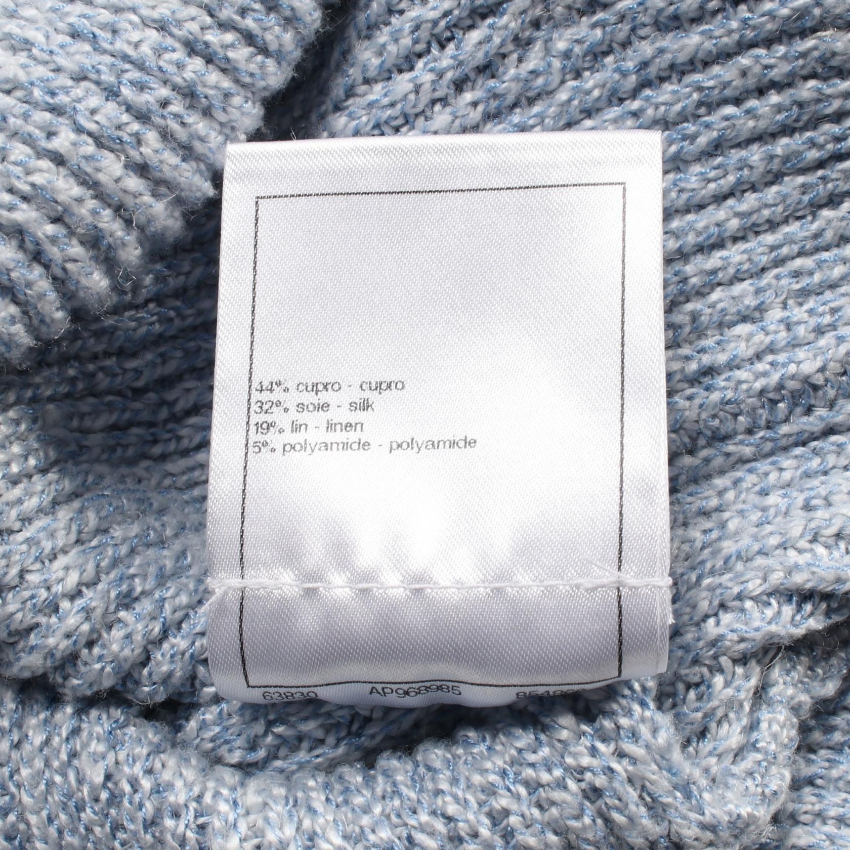 Chanel Lion Button Silk igan