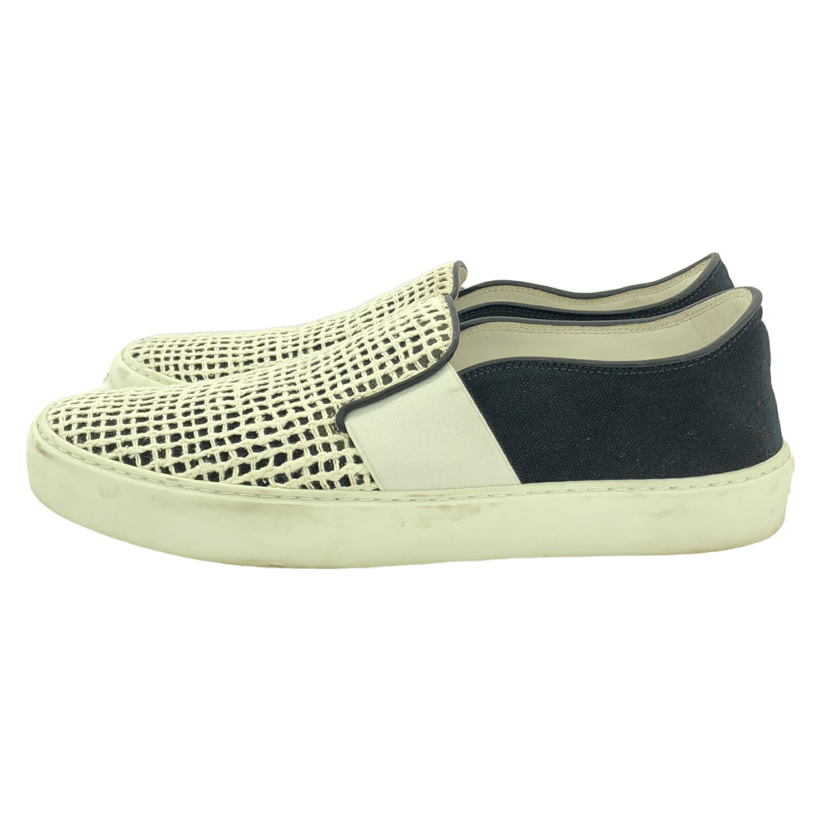 Chanel Canvas Slip-on Shoes