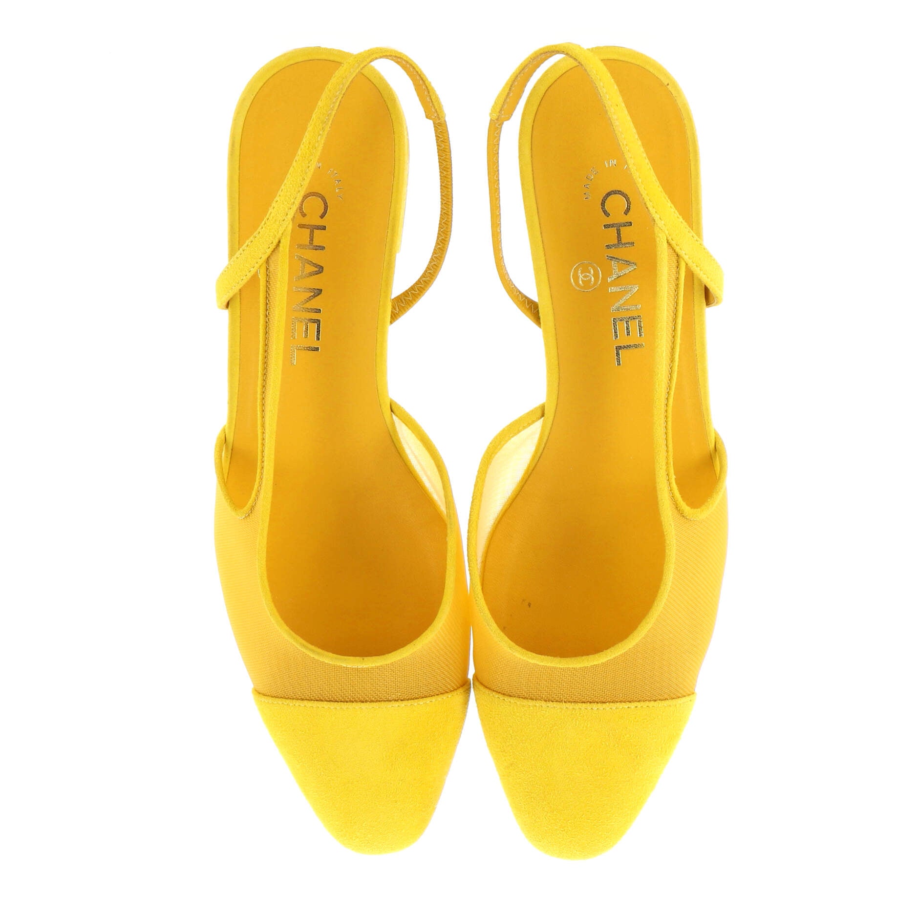 Women's Cap Toe CC Slingback Flats Mesh
