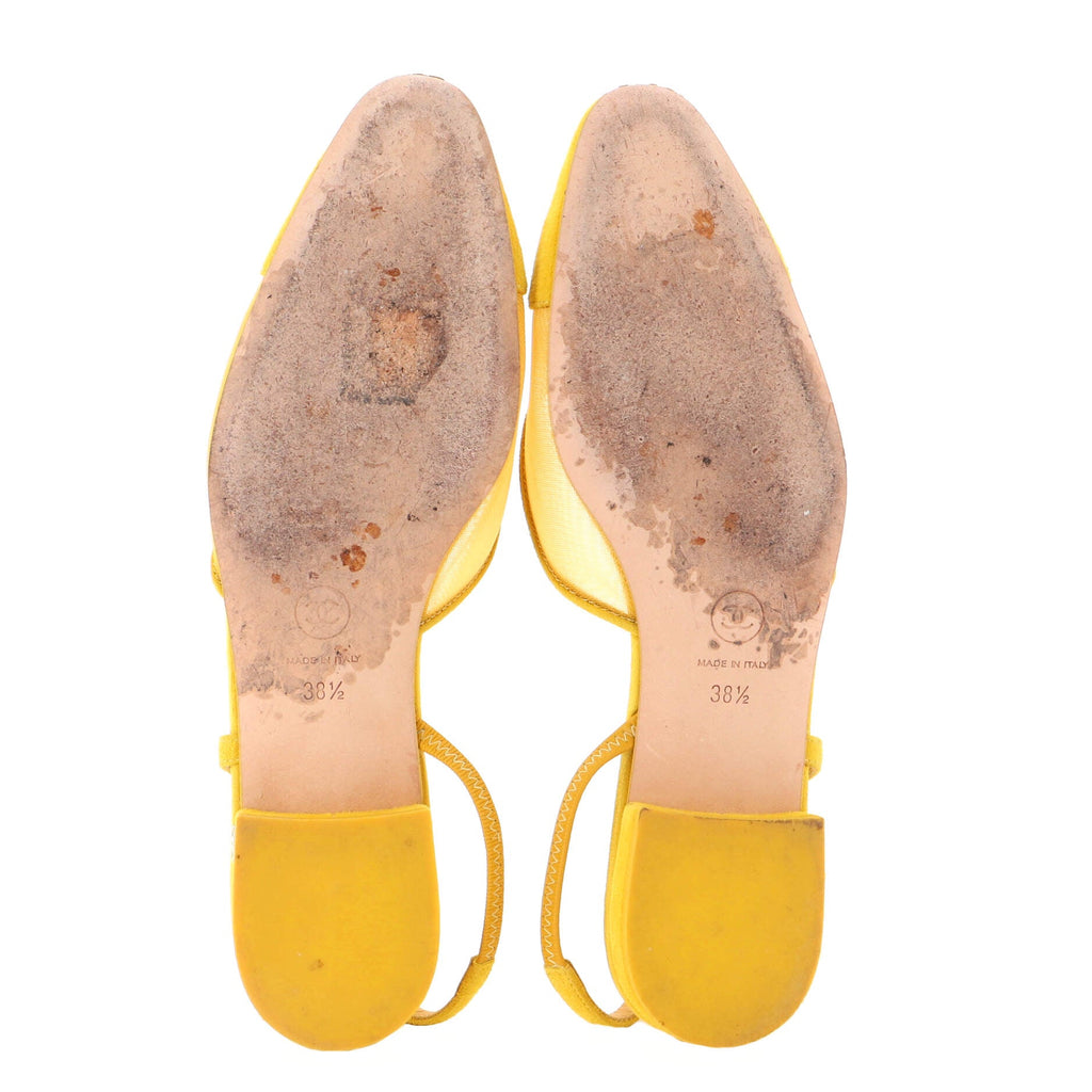 Women's Cap Toe CC Slingback Flats Mesh