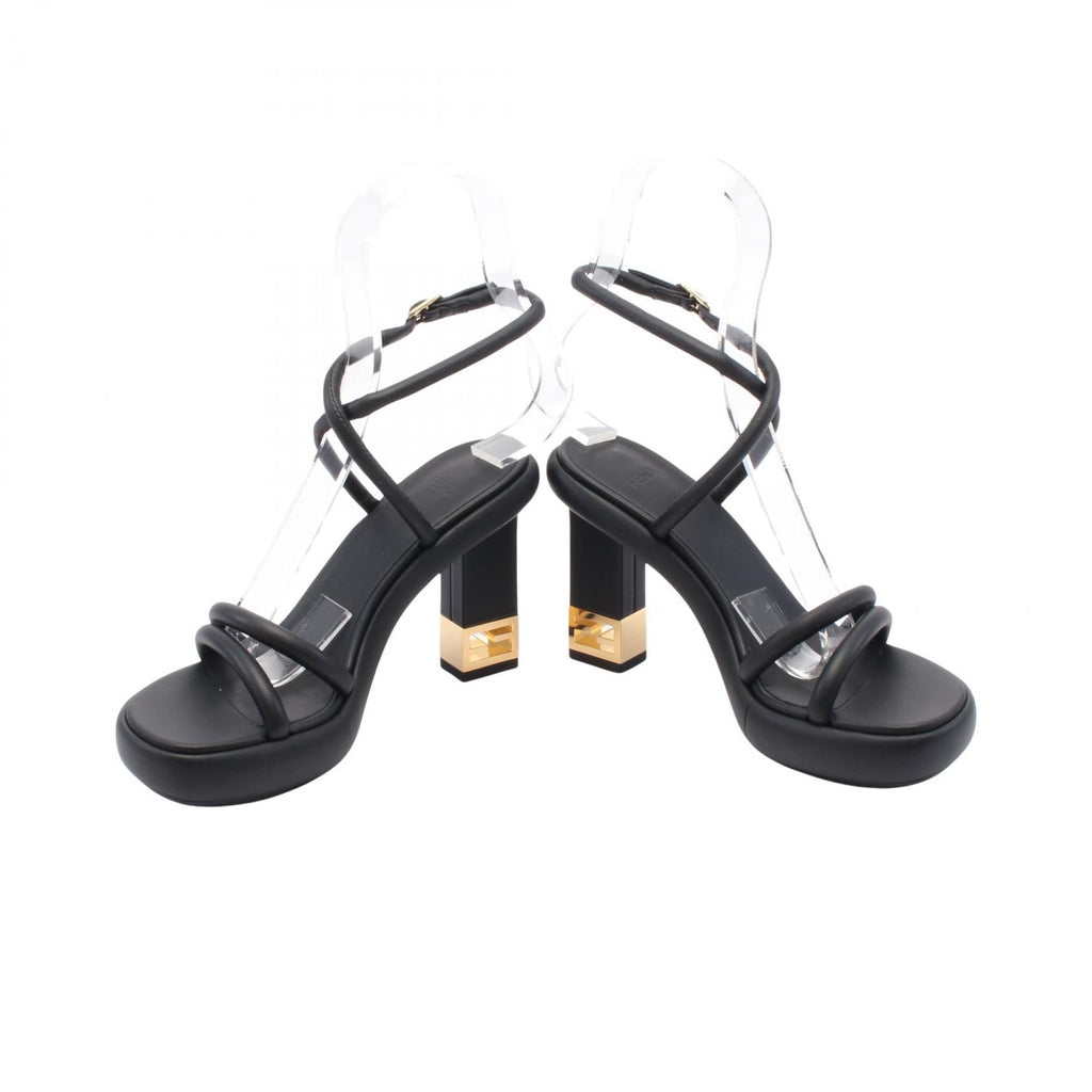 Fendi Baguette Leather Sandals