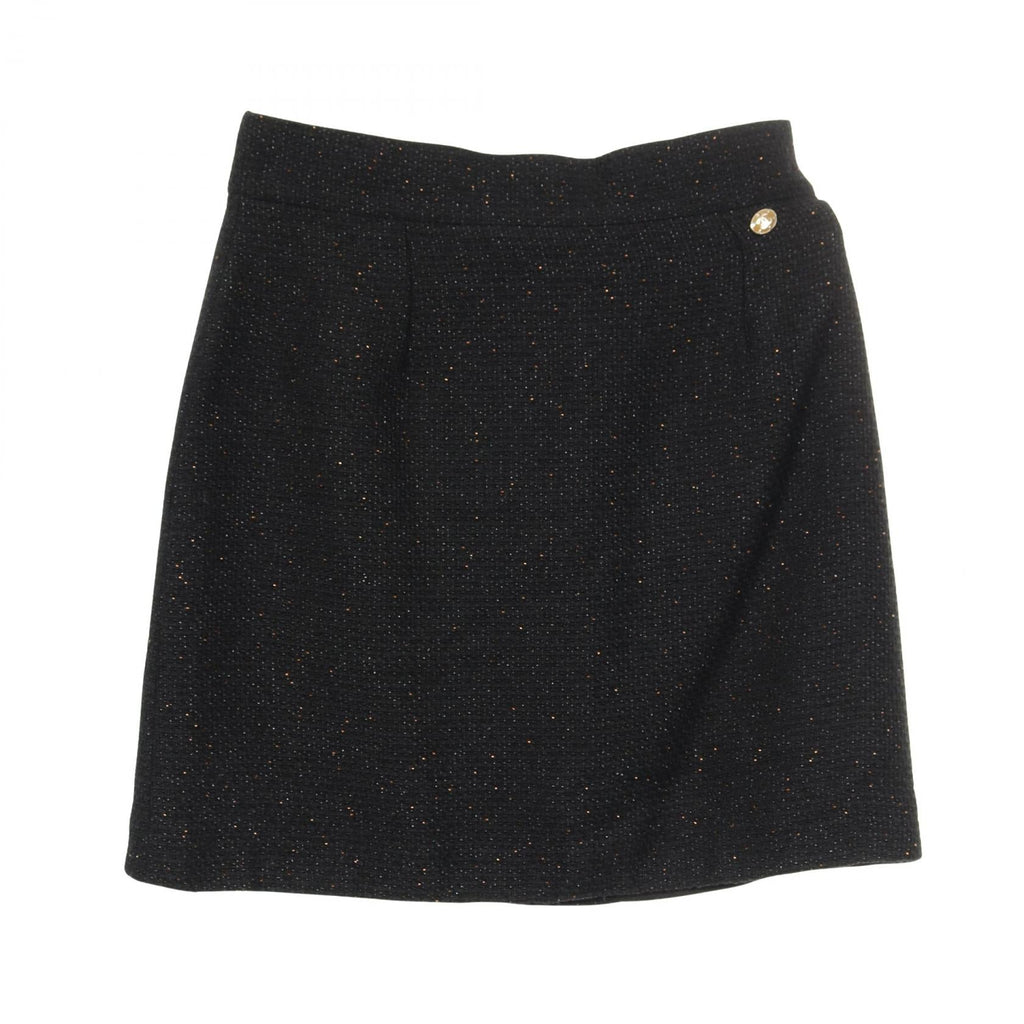Chanel Coco Mark Wool Polyester Skirt