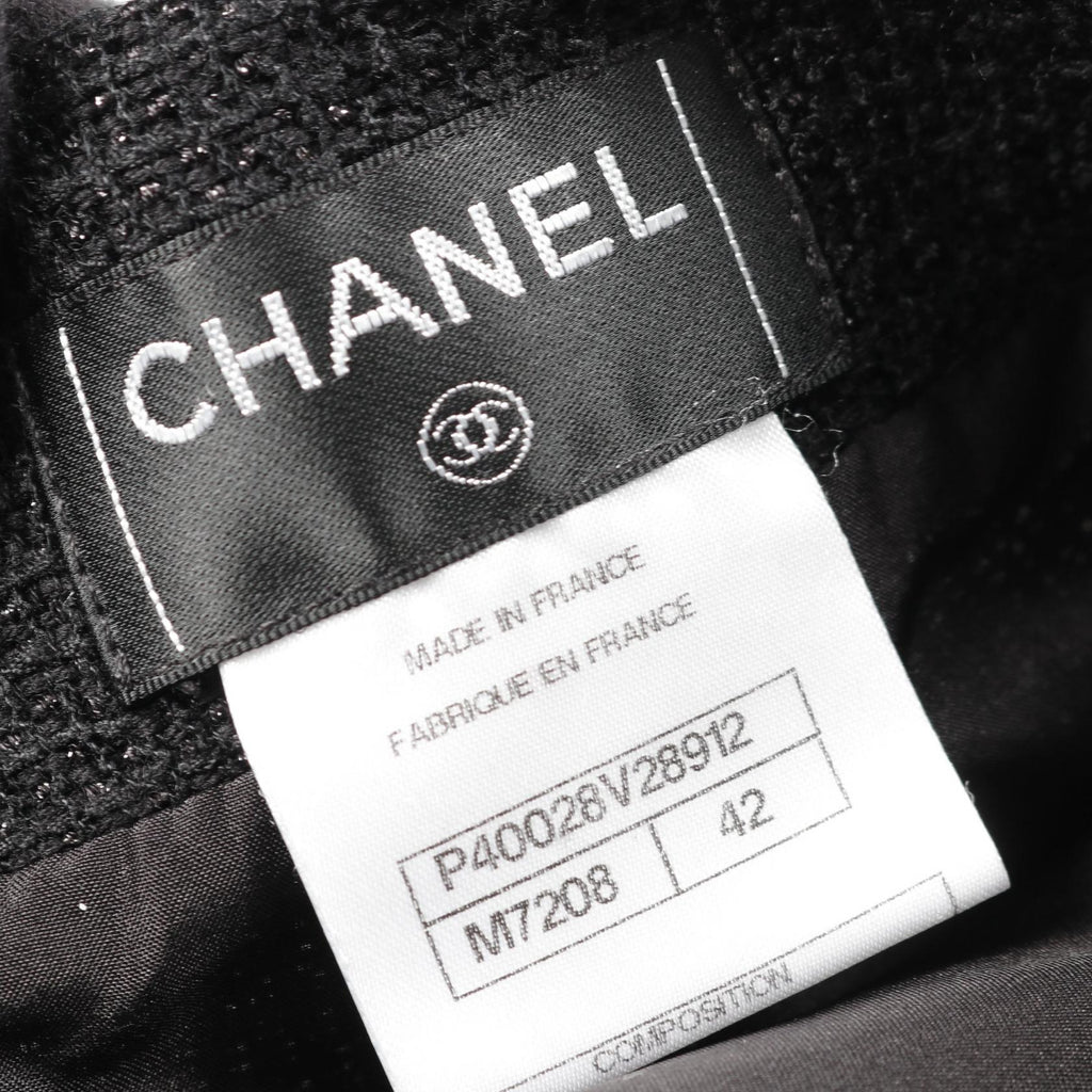 Chanel Coco Mark Wool Polyester Skirt