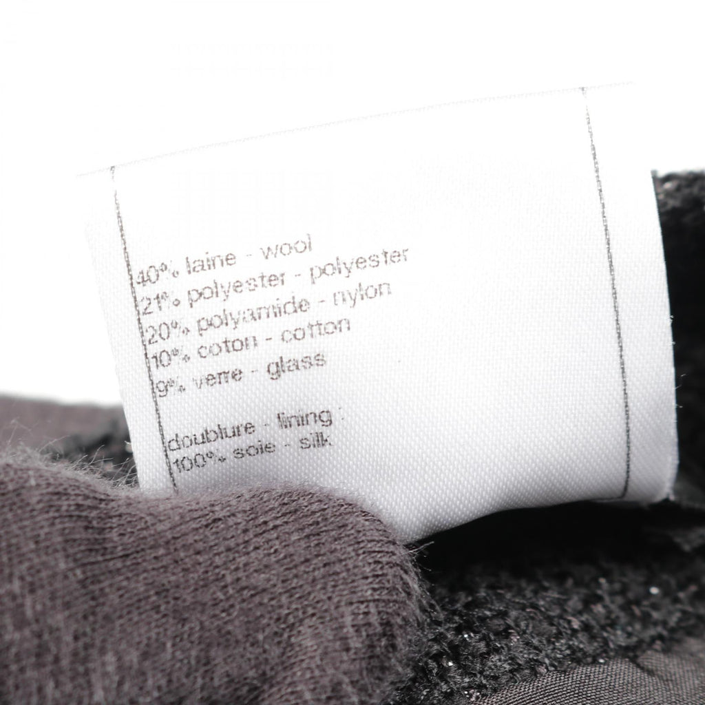 Chanel Coco Mark Wool Polyester Skirt
