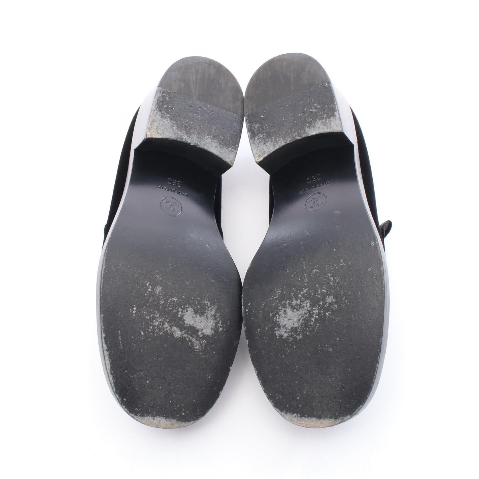 Chanel Fabric Loafers