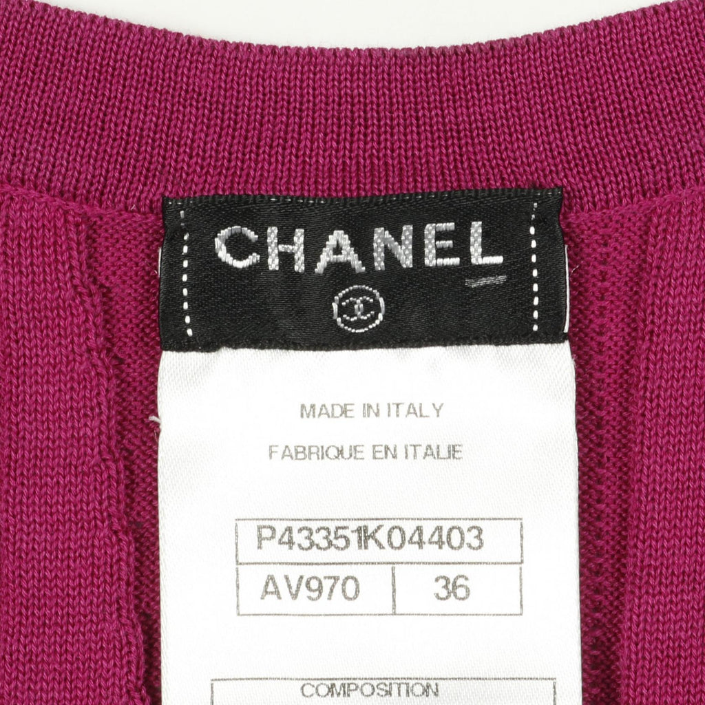 Chanel Coco Mark Cotton Tank Top