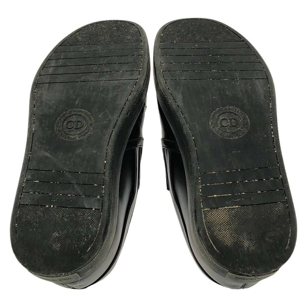 Dior Homme BEE Embroidery Leather Slip-on