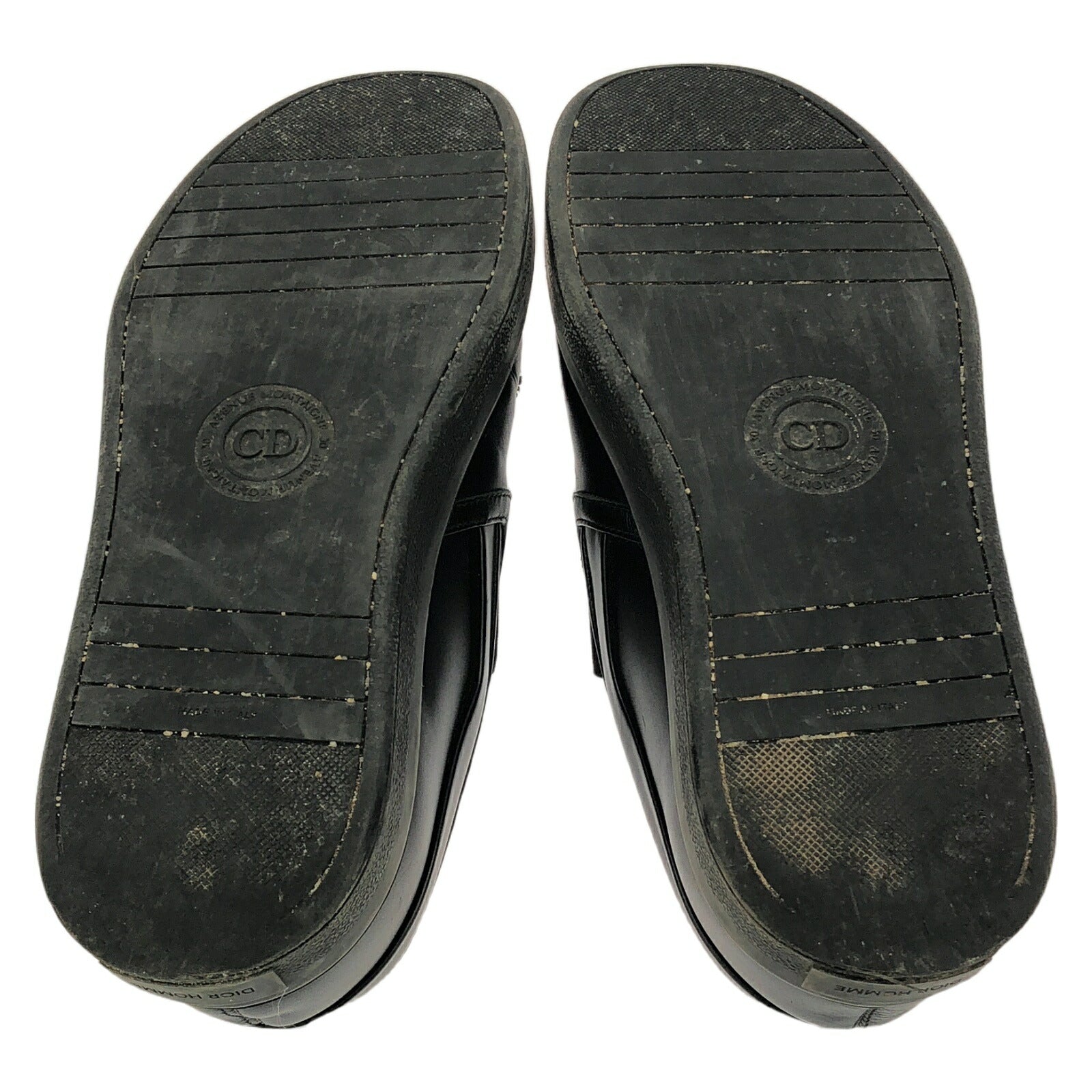 Dior Homme BEE Embroidery Leather Slip-on