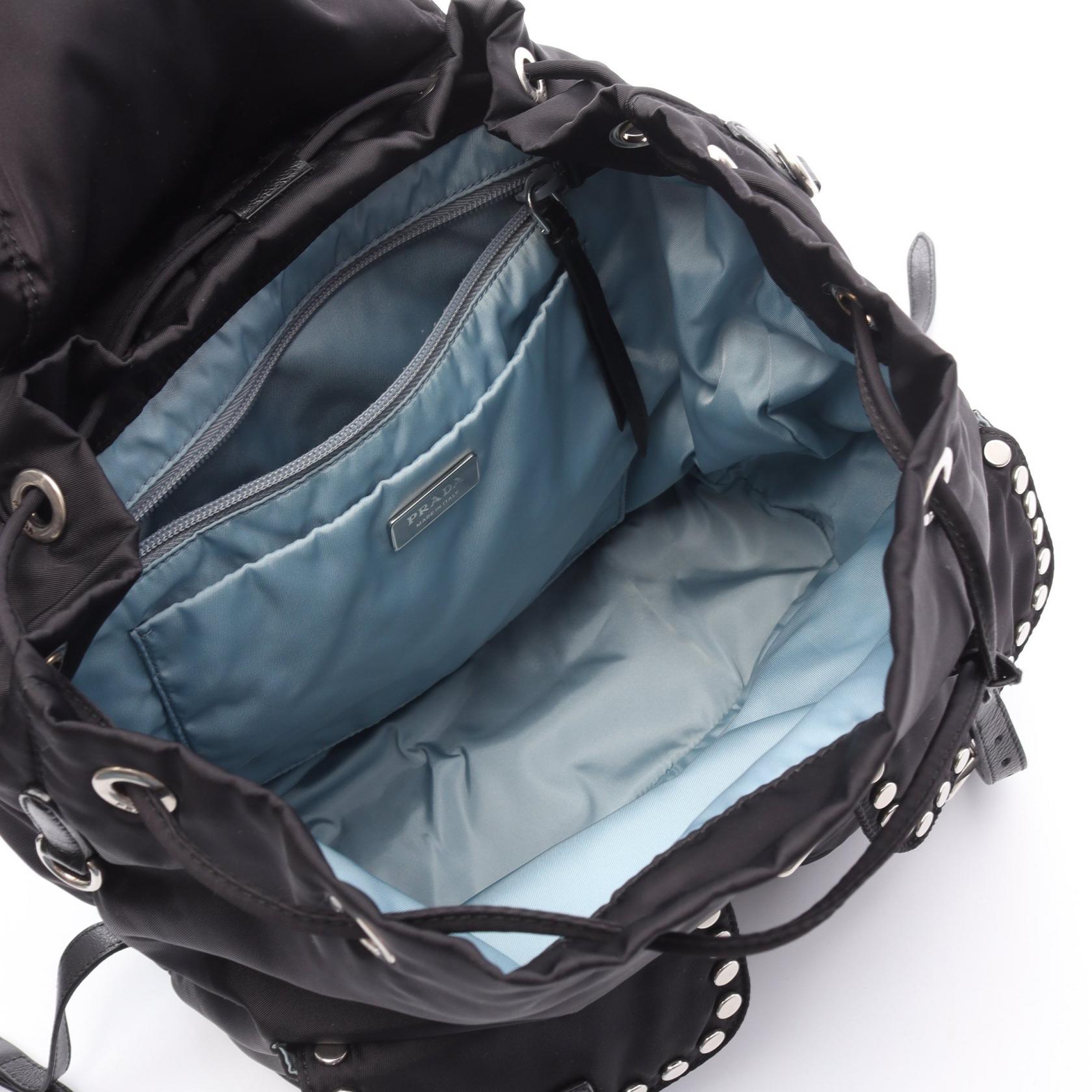 Prada VELA Nylon Leather Backpack
