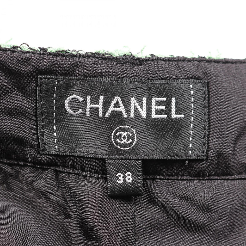 Chanel Coco Mark Button Cotton Shorts