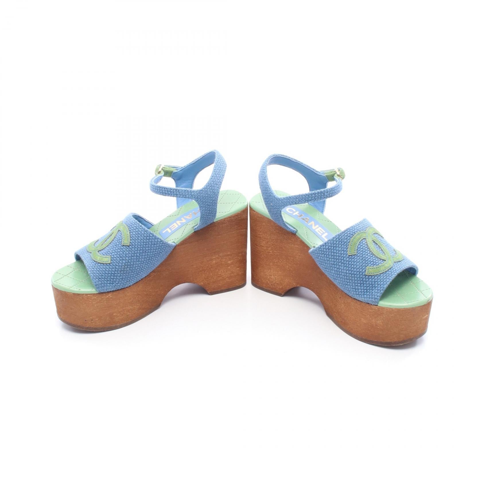 Chanel Canvas Sandals