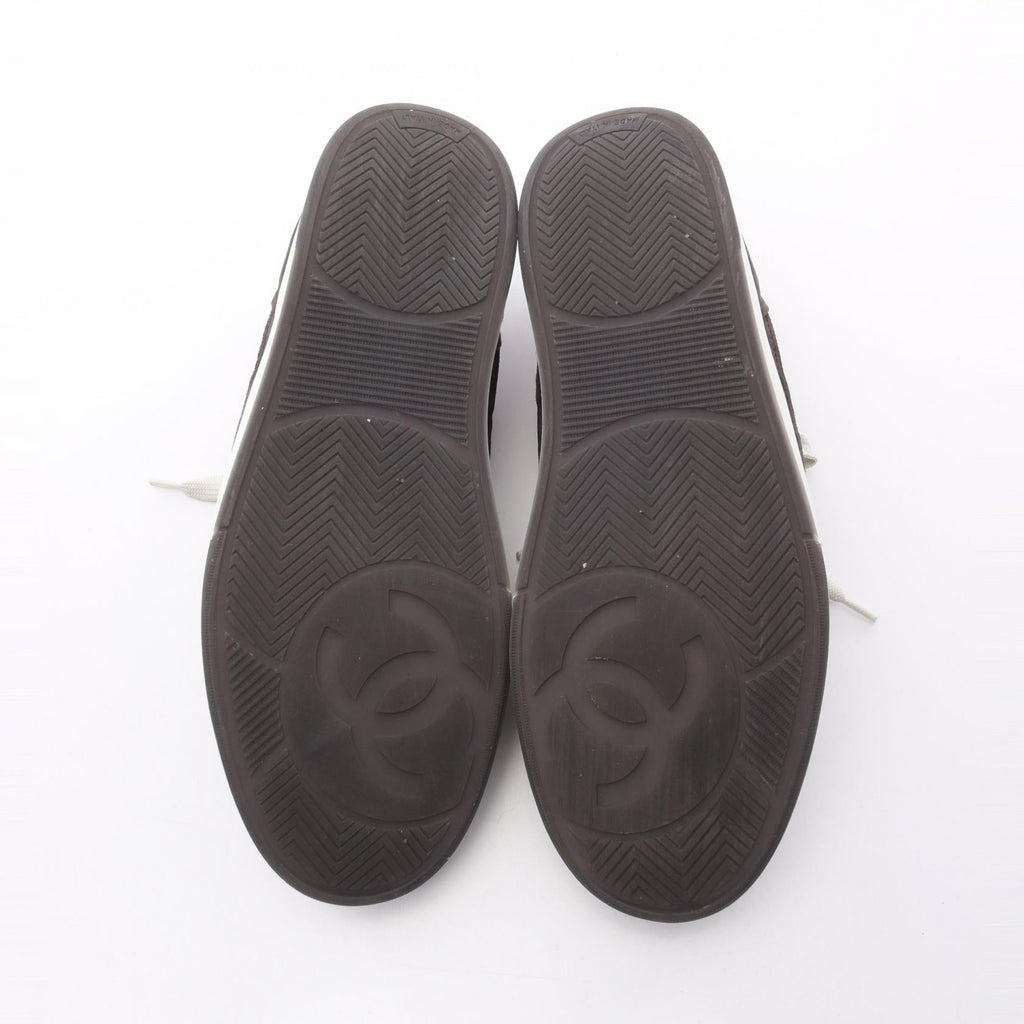 Chanel Coco Mark Suede Sneakers