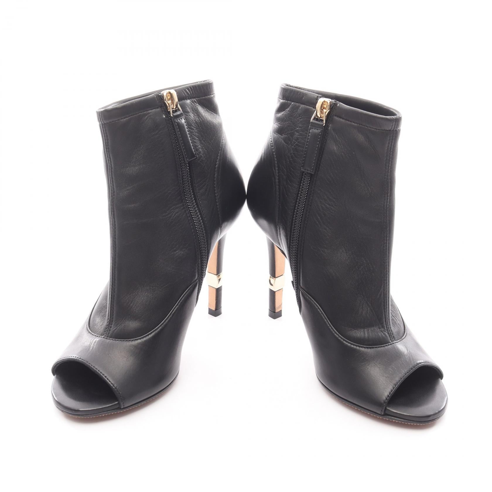 Chanel Coco Mark Leather Boots