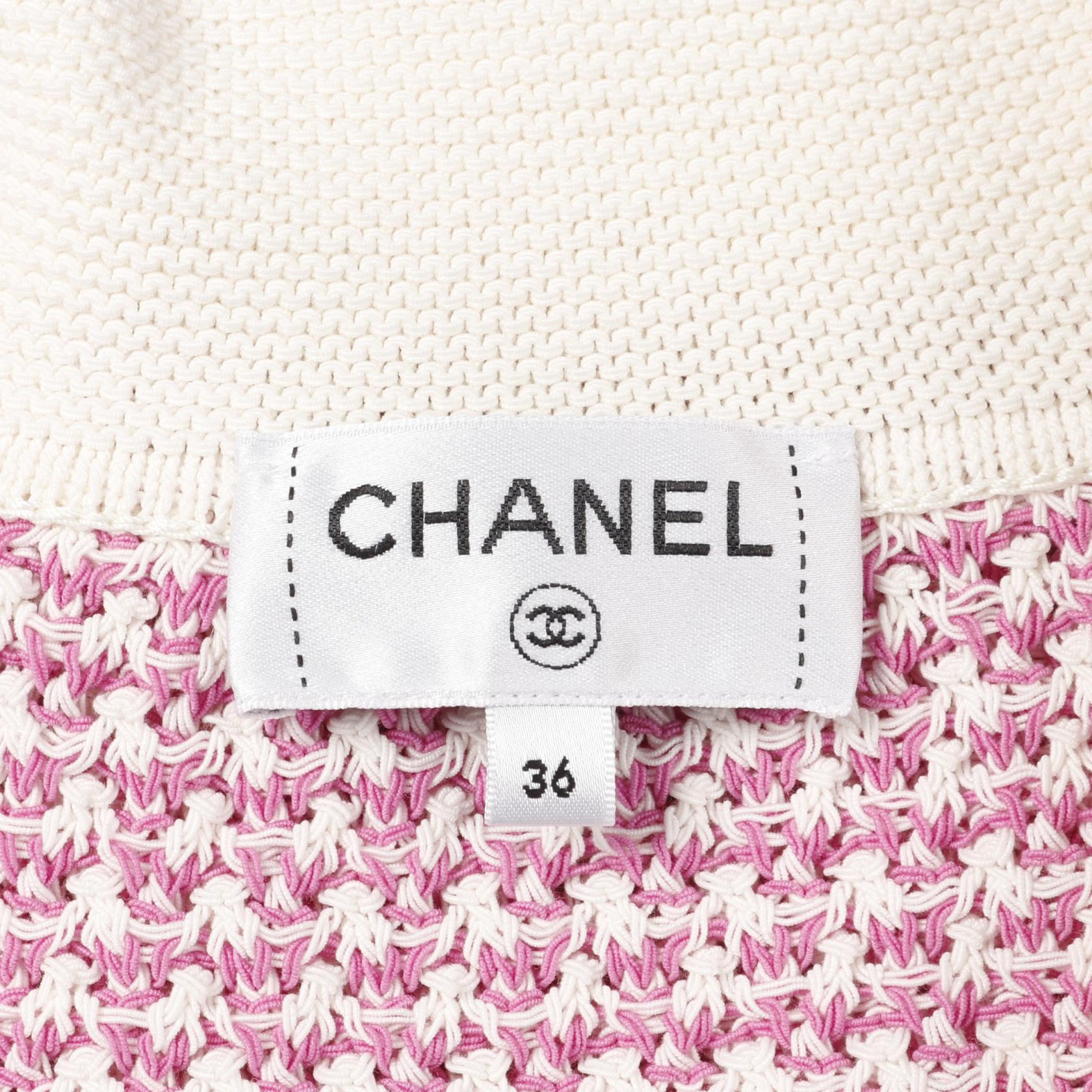 Chanel Lion Button Cotton igan