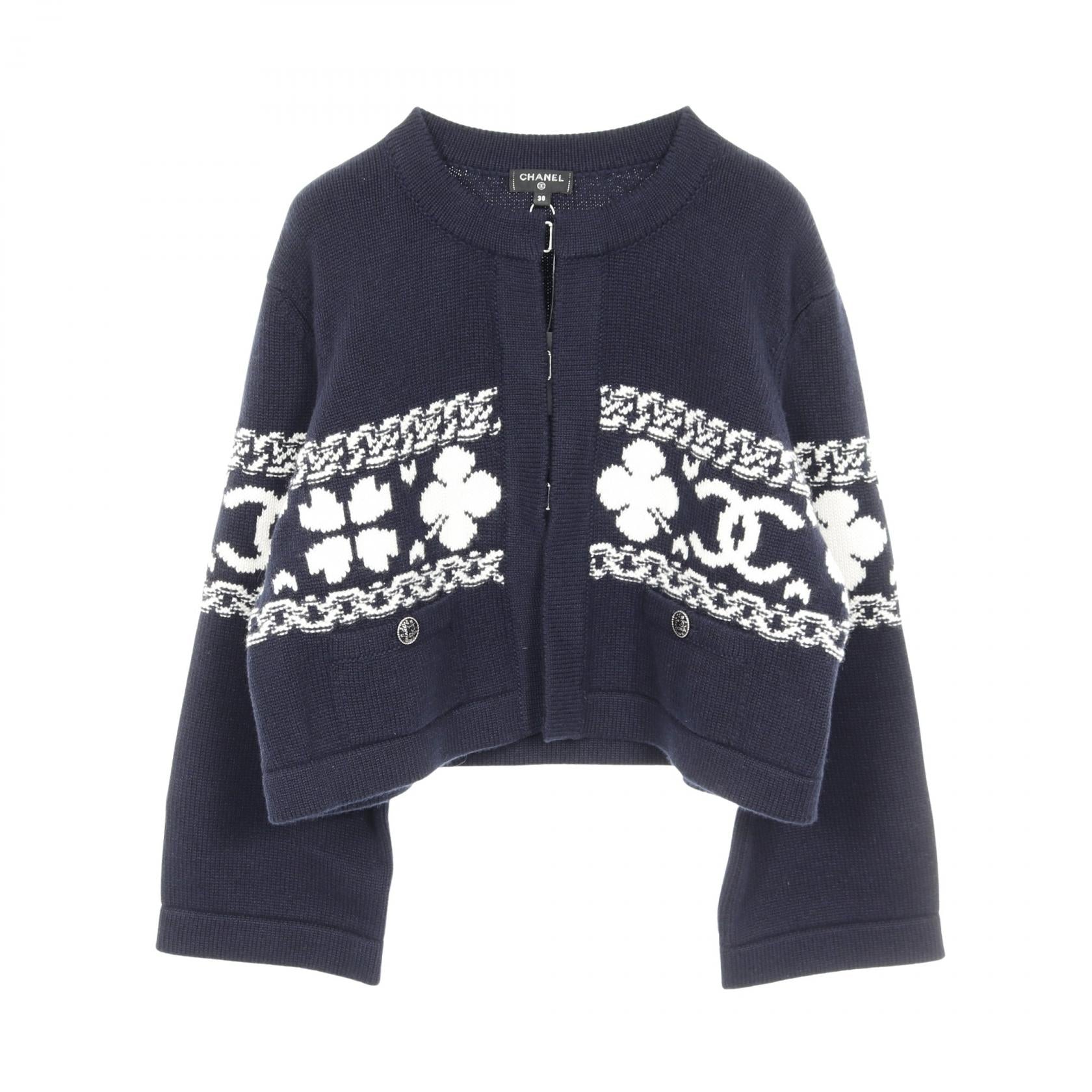 Chanel Coco Mark Cashmere Cotton igan