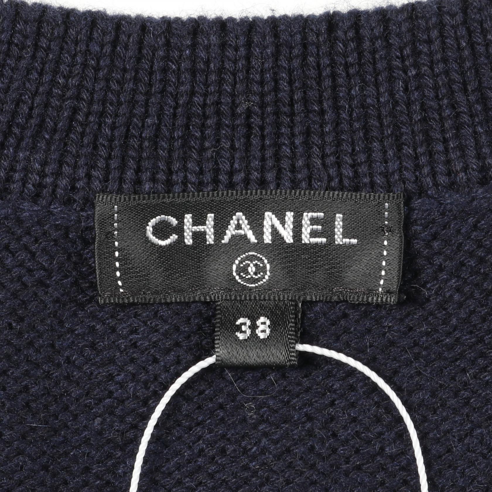 Chanel Coco Mark Cashmere Cotton igan