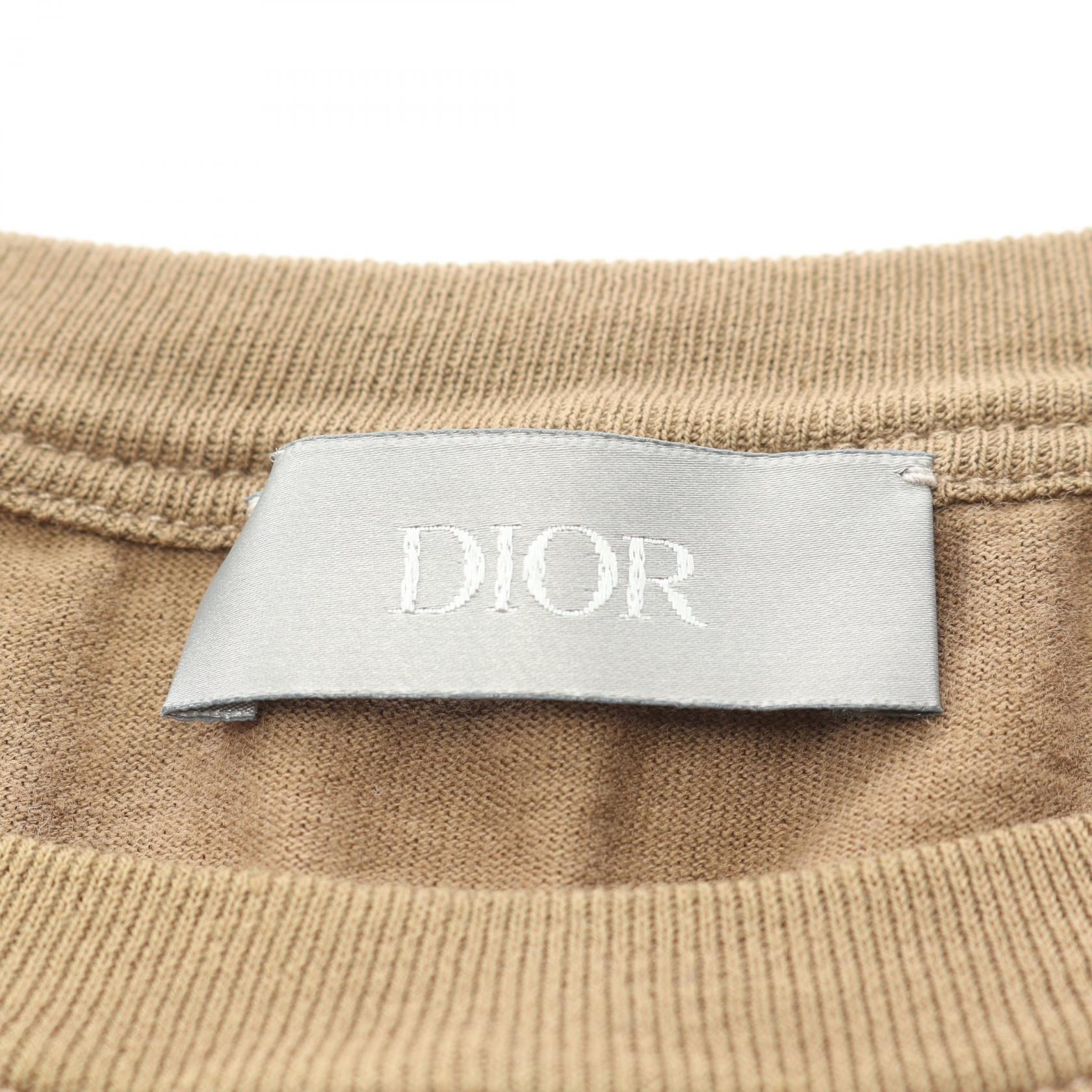 Dior CD Logo Embroidery Cotton Top