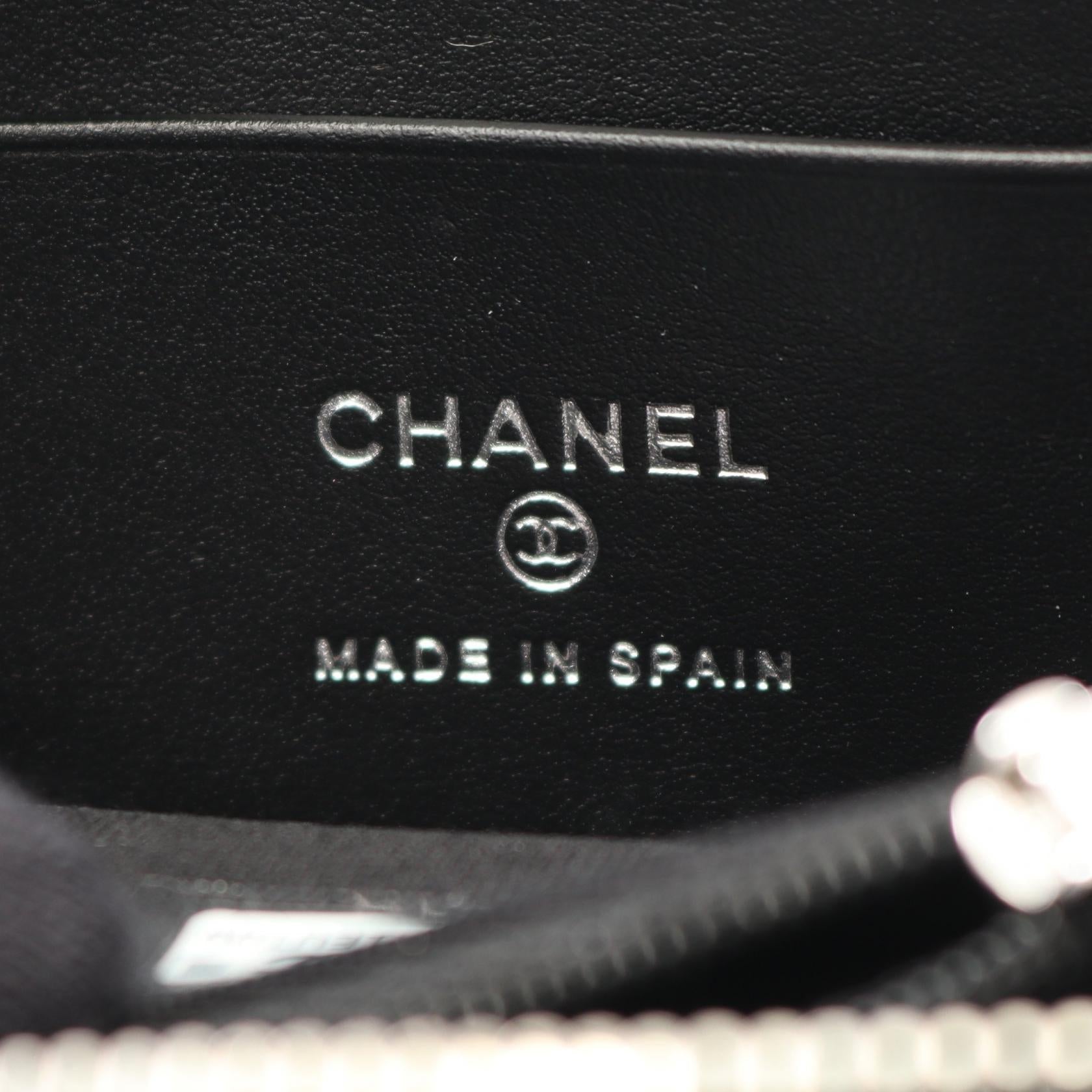 Chanel Matelasse Coco Mark Star Grained Calfskin Wallet