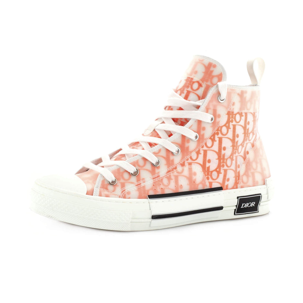 Men's B23 High-Top Sneakers Oblique Coated Canvas and PVC