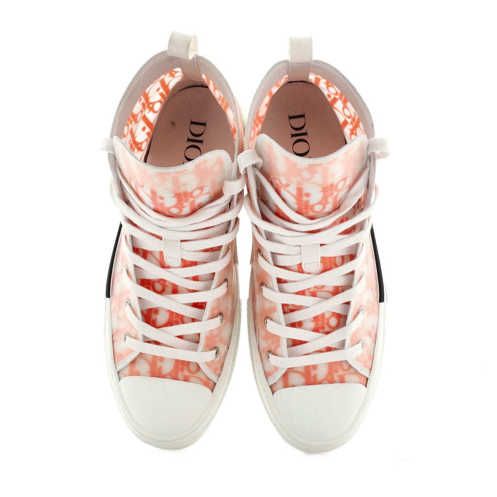 Men's B23 High-Top Sneakers Oblique Coated Canvas and PVC