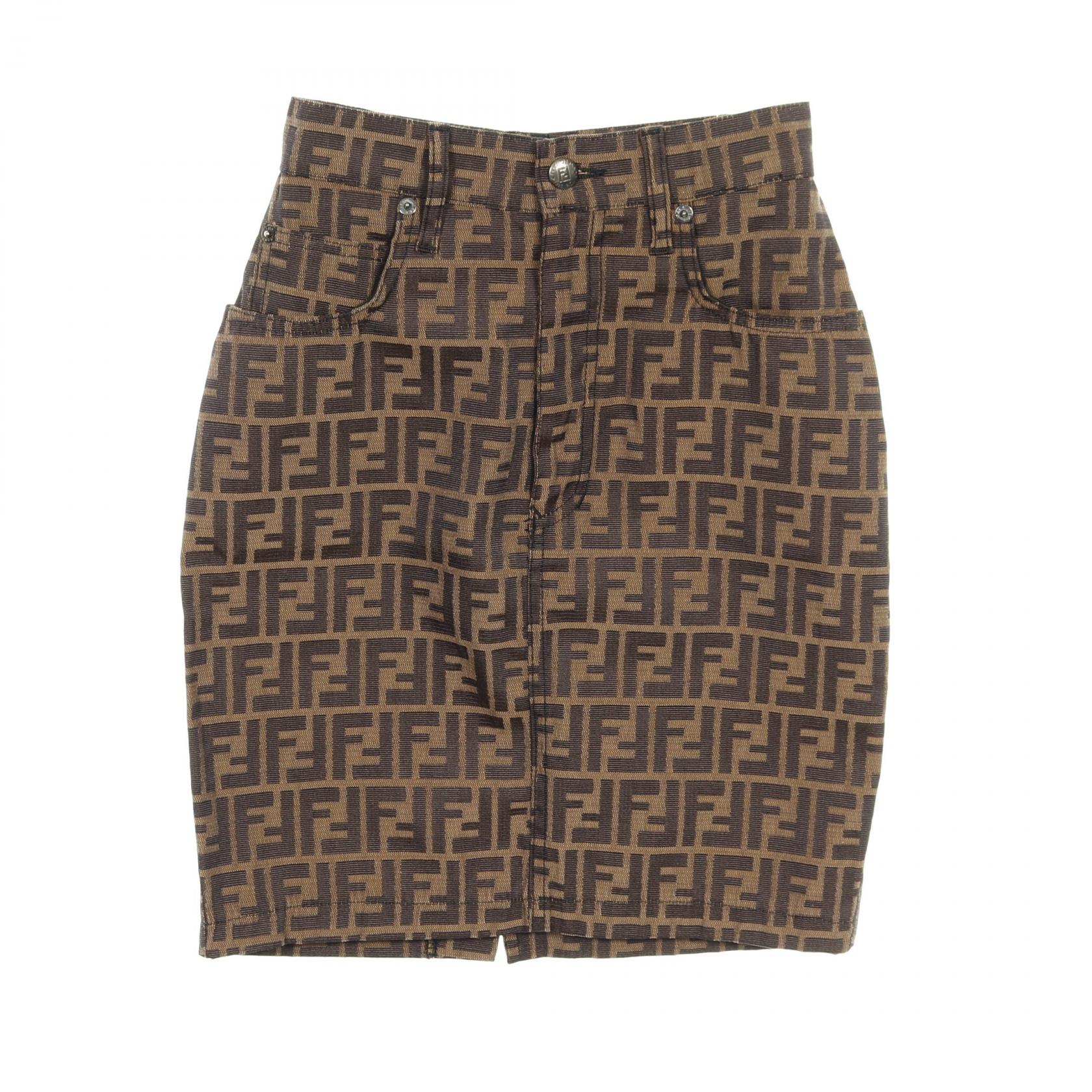 Fendi FENDI jeans Cotton Skirt