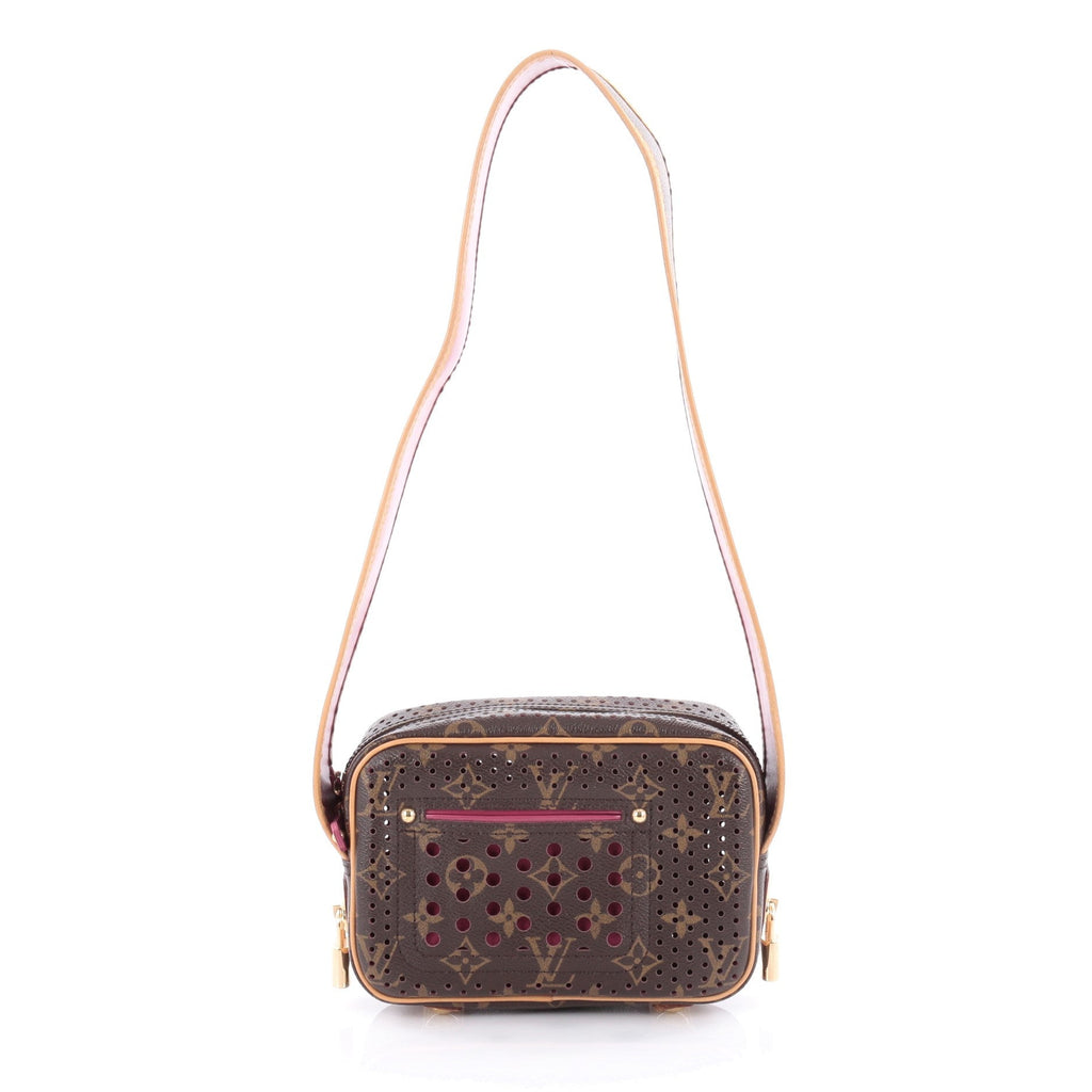 Trocadero Handbag Perforated Monogram Canvas Mini